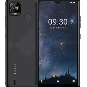 Tecno Pop 5 P – Écran 6.52″ – ROM 32GB – RAM 2GB – Caméra 8/8MP – Noir