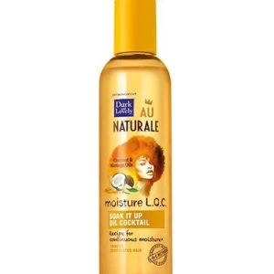 DARK AND LOVELY ® AU NATURALE MOISTURE L.O.C cocktail d'huiles hydratant pour les cheveux