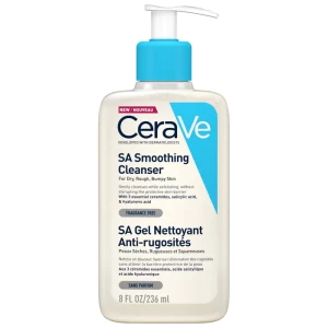 CeraVe Gel Nettoyant Sa Anti-rugosités Pour les Peaux Sèches et Rugueuses, 236 ml