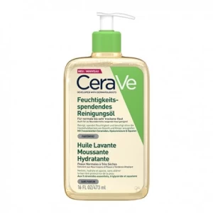 CeraVe Huile Lavante Moussante Hydratante – Peaux Normales à Très Sèches  236ml