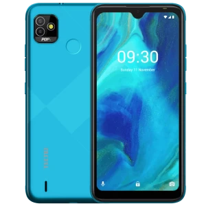 Tecno Pop 5 P – Écran 6.52″ – ROM 32GB – RAM 2GB – Caméra 8/8MP – Bleu