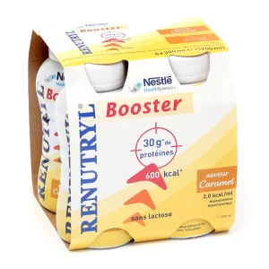 Renutryl Booster saveur caramel- 4 x 300ml