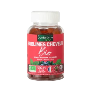 60 Gummies Sublimes Cheveux Bio - Santarome bio