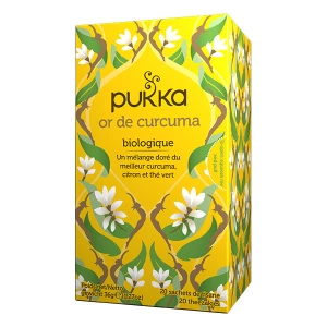 Infusion Or de curcuma Bio - 20 sachets - Pukka