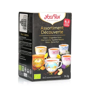 Assortiment découverte Bio - 18 sachets - Yogi tea