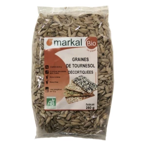 Graines de tournesol décortiquées 250g - markal