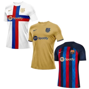 Lot de 3 Maillots de football player homme Fc Barcelone 2022/2023