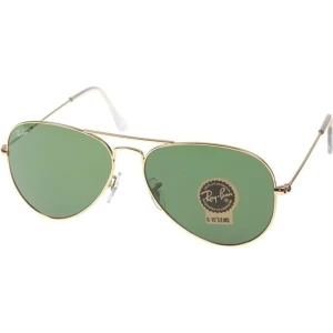 RAY-BAN Lunettes de Soleil Aviator Classic RB3025 Mixte Doré