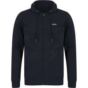 TOKYO LAUNDRY Ensemble Sweat à Capuche Zippé + Bas de Jogging Bleu Marine Homme