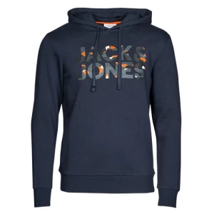 Sweats Jack & Jones  JJRAMP SWEAT HOOD Marine