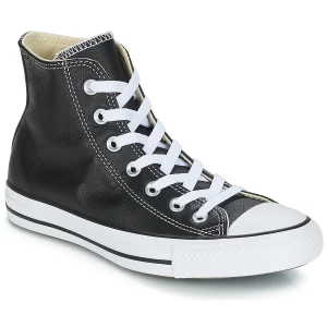 Baskets montantes Homme converse  CHUCK TAYLOR ALL STAR LEATHER HI Noir