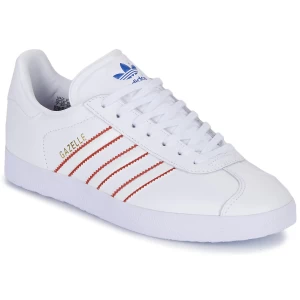 Baskets basses adidas Originals GAZELLE Blanc / Rouge