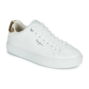 Baskets basses Pepe jeans Adams croco blanc