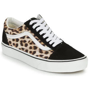 Baskets basses Vans OLD SKOOL LEOPARD Noir / Blanc / Marron