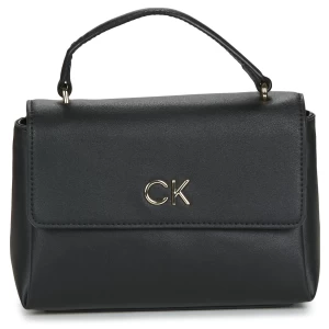 Sacs porté main Calvin Klein Jeans  RE-LOCK MINI TOP H BAG Noir