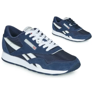 Baskets basses Reebok Classic CL NYLON Marine / blanc