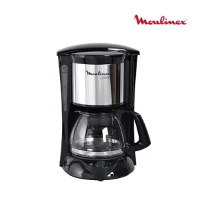 Moulinex Cafetière 6 Tasses - 600 Watts - Noir/Inox FG151825