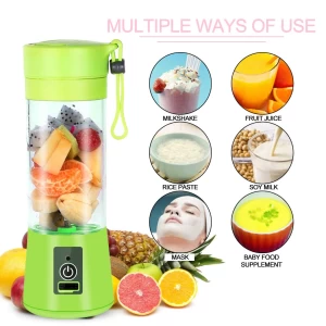 Mixeur portable rechargeable avec USB, mini mélangeur pour smoothie, jus de fruits