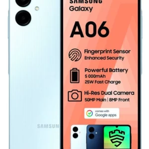 Galaxy A06 – RAM 4 Go – ROM 64 Go / 128 Go – Double SIM – Garantie 6 Mois