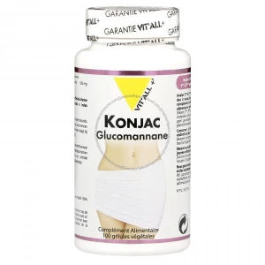 Konjac glucomannane 500mg - 100 gélules - Vitall+