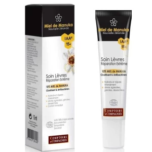 Soin réparateur lèvres bio au Miel de Manuka