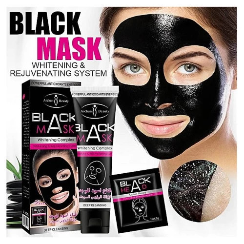 Masque noire visage