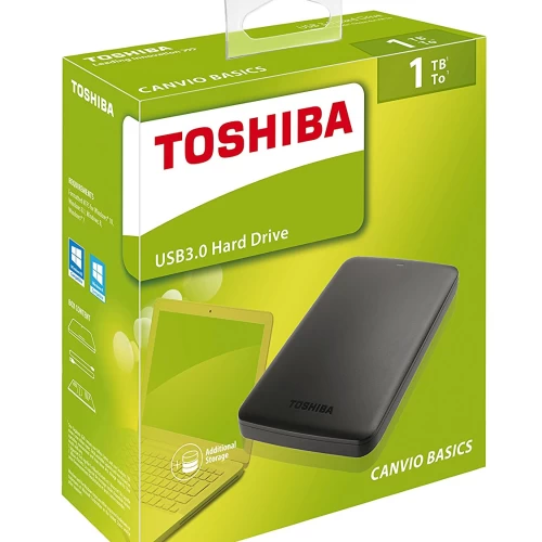 Disque dur externe portable 1To Canvio Basics Toshiba