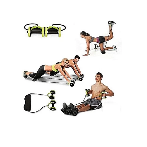 Revoflex Xtreme Double Roue - Exercice Abdominal - Vert