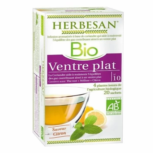 Herbesan Bio Infusion Ventre Plat 20 Sachets