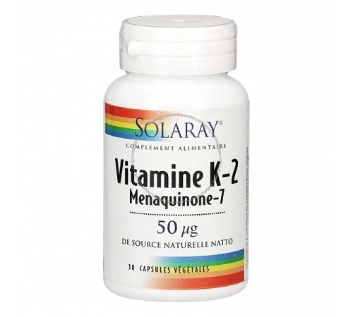 Vitamine K2 - Ménaquinone 7 - 30 capsules