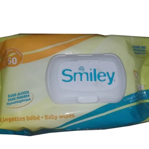 Lingettes Smiley à l'huile de karité et d'amande douce