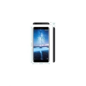 Invens Max 8 - Ecran 5.5" - Double SIM - ROM 16GB - RAM 1GB - Caméra 2MP - Batterie 3000 mAh - Noir/Bleu