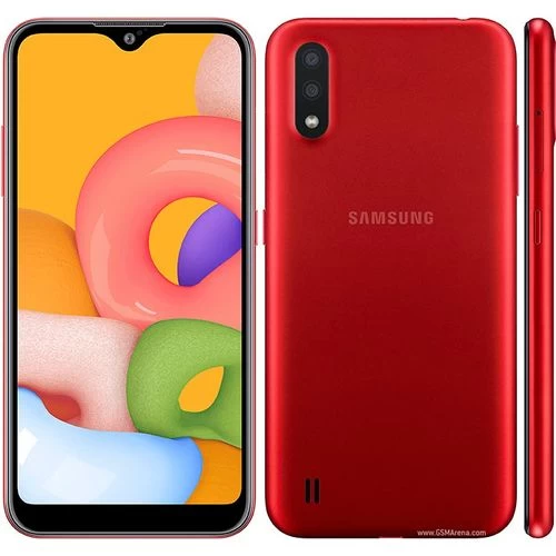 Samsung Galaxy A01 - Ecran 5.7" - RAM 2GB - ROM 16GB - 2 capteurs photo au dos - Batterie 3000mAh - Rouge