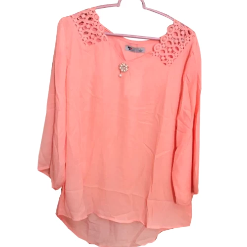 Fashion Top / Haut / Blouse - L  - Saumon