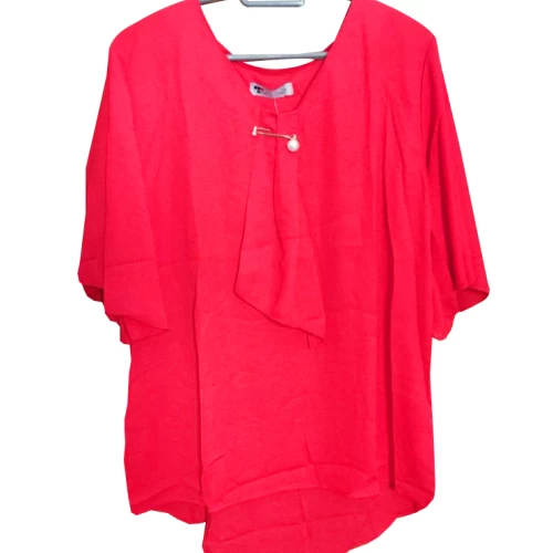 Fashion Top / Haut / Blouse - L / XL  - Rouge