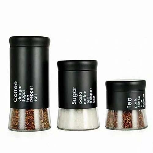 Set Sucrière 3 Pièces pour Café, Sucre et Thé - Inox