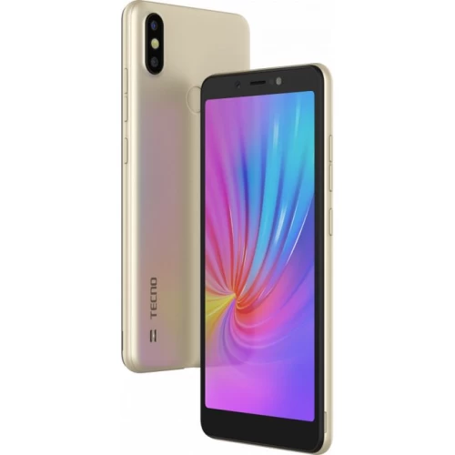 Tecno POP 2 Plus – Ecran 5.99’’ – Double SIM – ROM 16 GB – RAM 1 GB – Caméra 8/5MP – Batterie 5000mAh – Gold