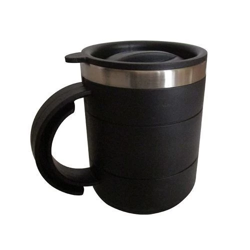 Tasse Thermos - 500 ml - Plastique - Noir