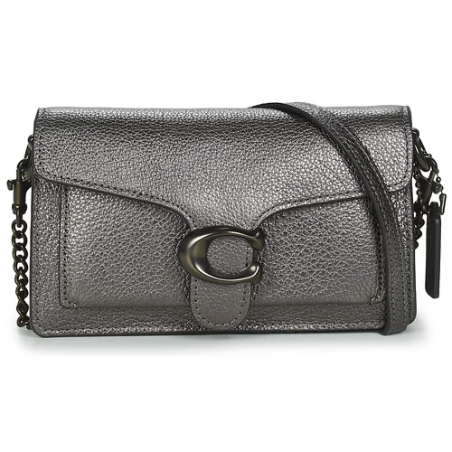 Sacs porté épaule Coach  TABBY CHAIN CROSSBODY Gris Métalisé