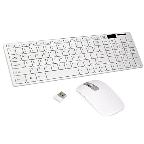 Clavier et Souris - Sans Fil - Blanc