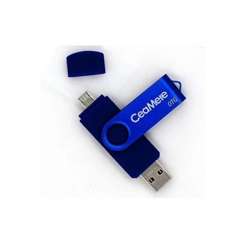 Clé USB 2.0 - 64 Go - Ceamere - USB 2 en 1 - OTG Micro USB pour Android - Bleu