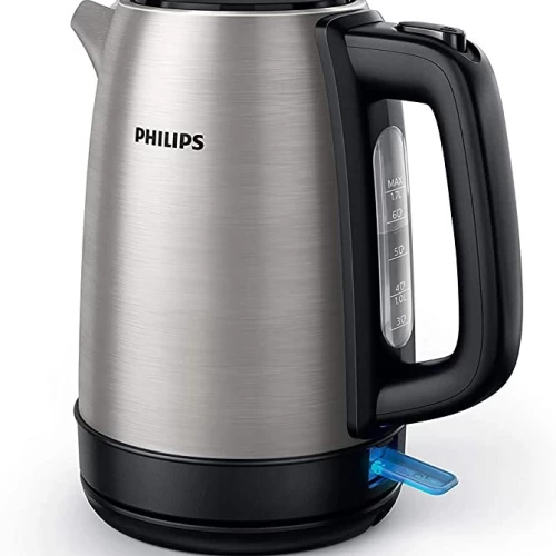 PHILIPS HD9350/90 Bouilloire Daily Collection - Acier inoxydable - 2200 W - 1,7 L - Inox