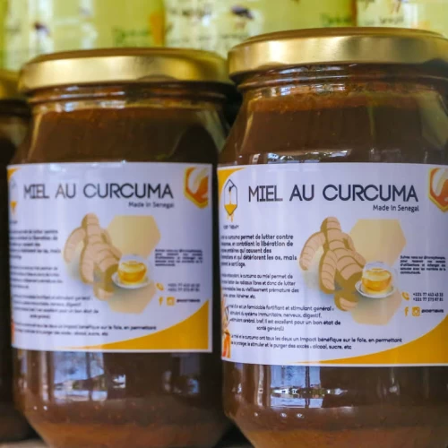 Miel et curcuma