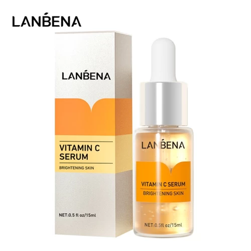 LANBENA – Sérum blanchissant à la vitamine C et acide hyaluronique, crème pour le visage