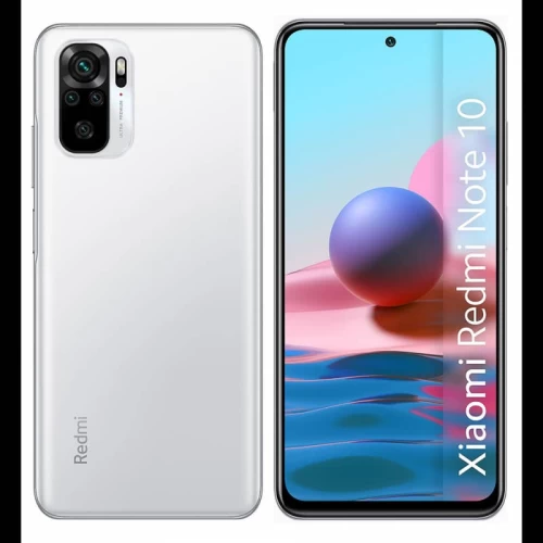 Redmi Note 10 – Ecran 6.67″ - ROM 128GB - RAM 6GB - Caméra 64MP - Blanc