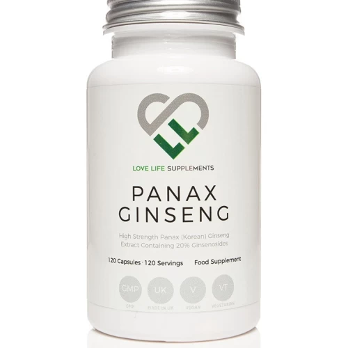 Panax Ginseng de LLS | 120 gélules à haute concentration (programme de 4 mois)