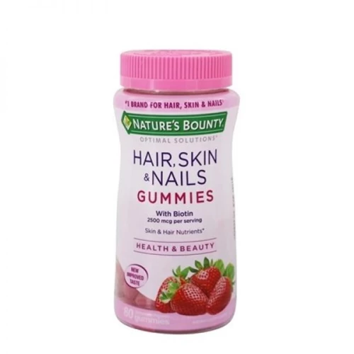 NATURE’S BOUNTY Bonbons Gélifiés Goût Fraise biotine