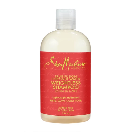 Shea Moisture Fruit Fusion Shampooing Crème à Rincer à l’Eau de Coco 384ml