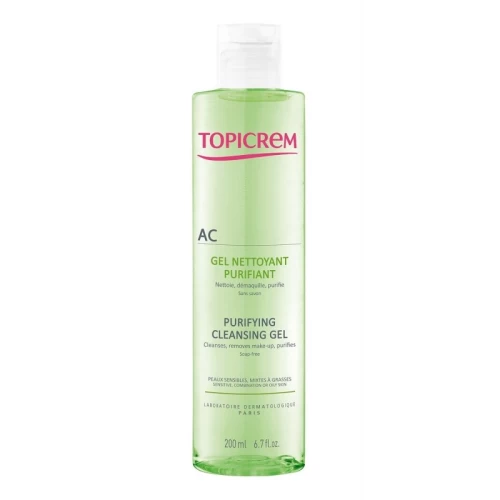 Topicrem Ac gel nettoyant purifiant 200ml