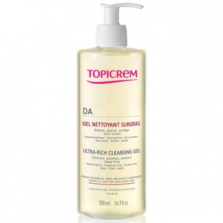 Topicrem DA Gel nettoyant surgras 500ml